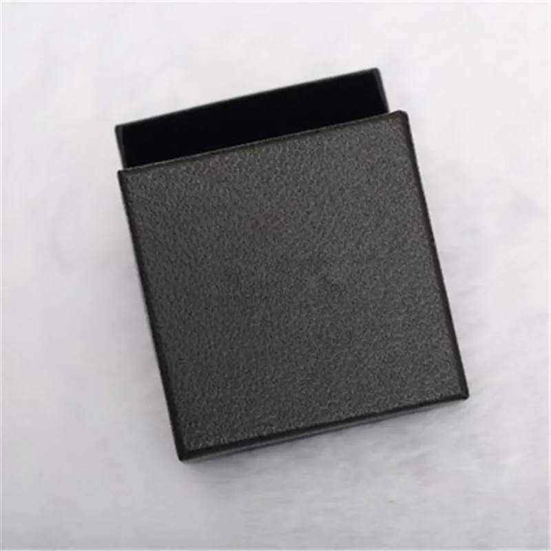 

2019 Black Leather Ring Earring Jewelry Box Earrings Box Packaging Dropshiping