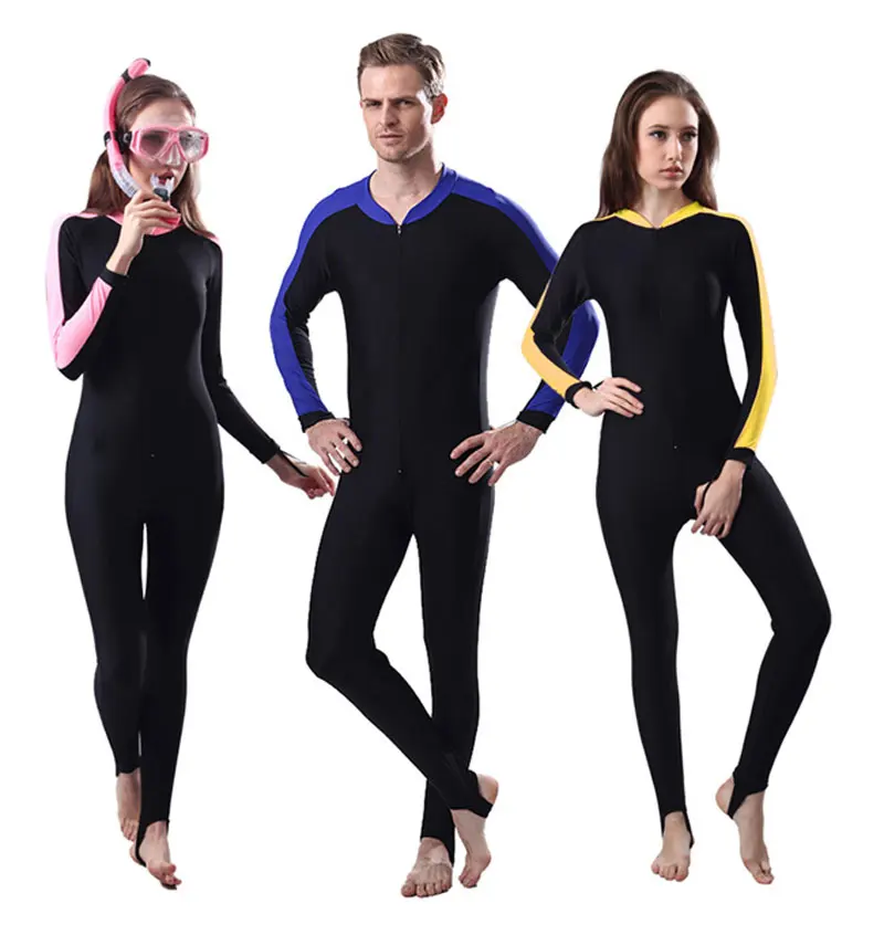 Lycra Dive Skin Full Body Skin Basic Wetsuit Rash Guard for Women and