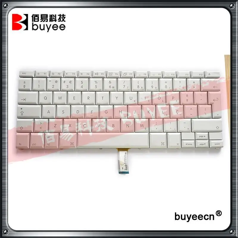 

Original White 15.4" A1260 A1226 A1211 Portuguese PO Language Keyboard For Macbook Pro Portugal Layout Keyboards Replacement