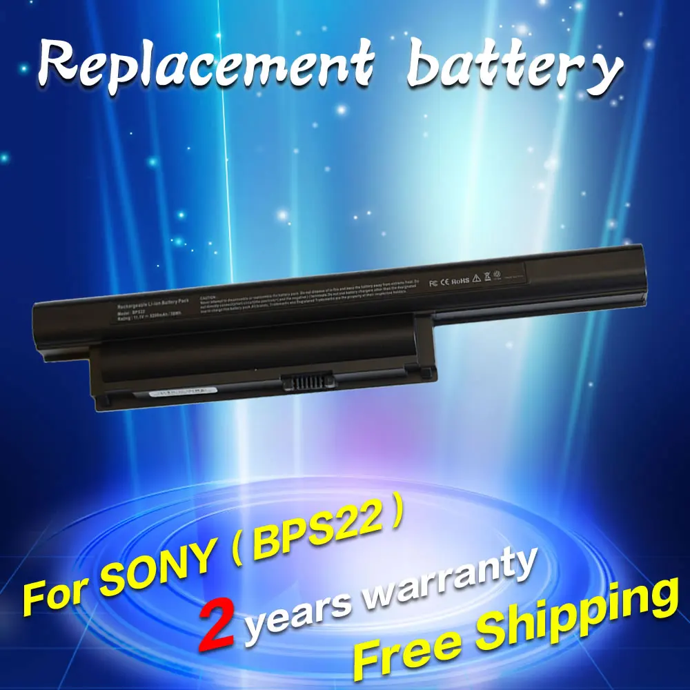 JIGU 5200mAh Battery For SONY BPS22 VGP BPS22 VGP BPS22A For VAIO VPC E1Z1E VPC EA1
