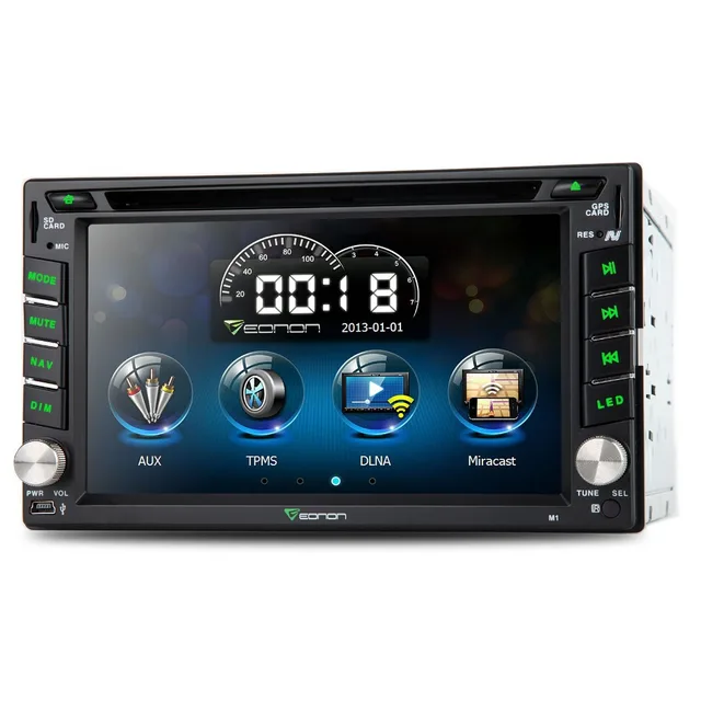 Eonon M1 6.2" 2Din Car GPS DVD Player Double Din Stereo Radio Support