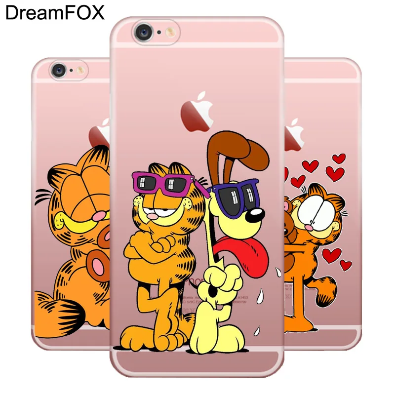 

M496 Garfield Soft TPU Silicone Case Cover For Apple iPhone 11 Pro XR XS Max 8 X 7 6 6S Plus 5 5S SE 5C 4 4S