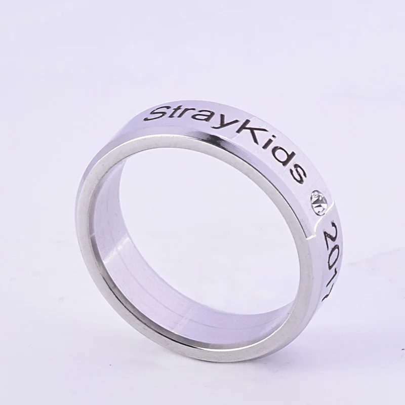 

YOUPOP KPOP StrayKids VIXX Album Unisex Ring For Mem And Women Accessories Jewelry Rings With Lanyard Rope JCF606