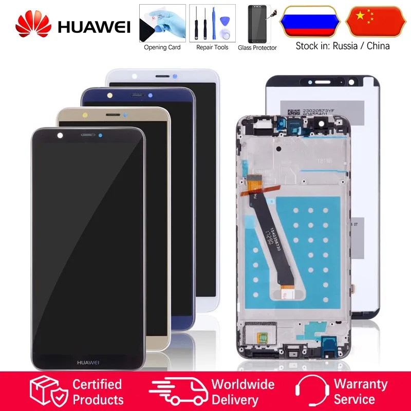Huawei P Smart LCD Touch Screen with Frame For Huawei P Smart Display Original Replacement For Huawei P Smart LCD FIG LX1 LX3