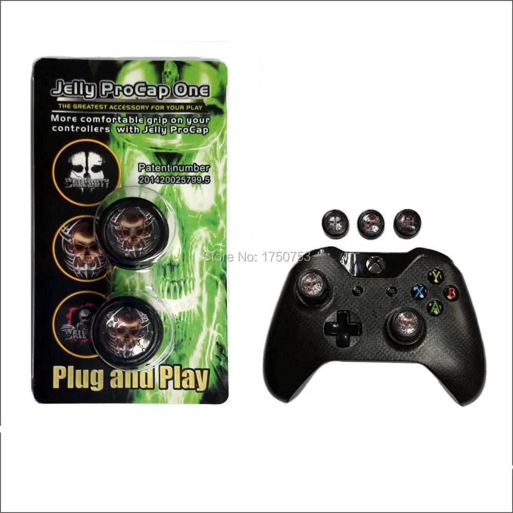 

Personality New Thumbstick Joystick Covers Analog Thumb Stick Caps For Xbox one/xboxone Controller Skull Ghost/Head Design
