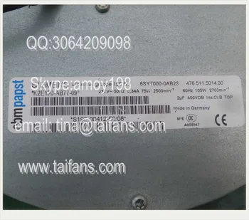 

6SY7000-0AB28 K2E190-AB77-09 original brand Fan for 45kw inverter Machine