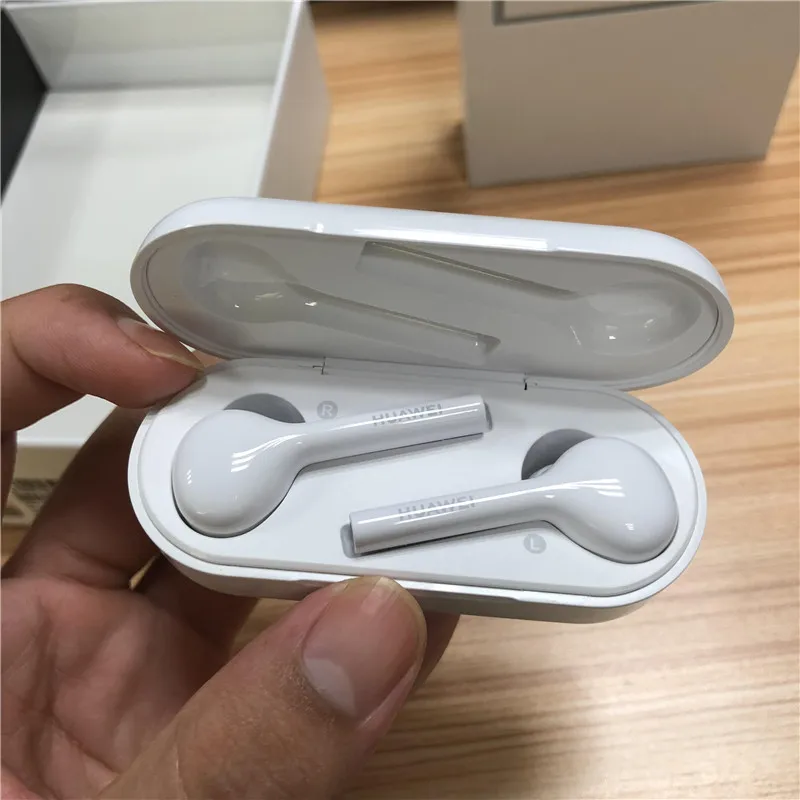 В наличии Оригинальные HUAWEI FreeBuds беспроводные Bluetooth наушники с микрофоном Музыка