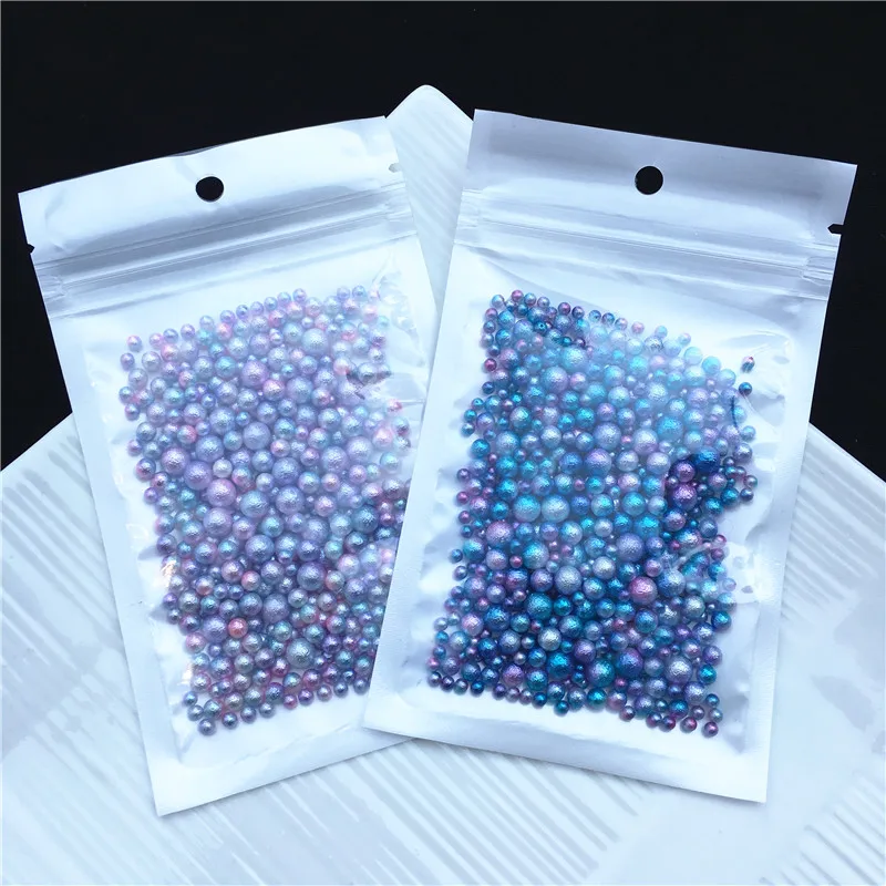 

250pcs 3/4/5/6/mm No Hole Wrinkle Pearls Round Acrylic Imitation Pearl Beads Diy for Jewelry Making /Nail Art /Phone