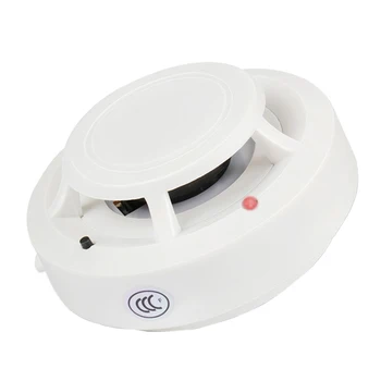

85dB Fire Smoke Photoelectric Sensor Detector Monitor Home Security System Cordless for Family Guard Office Restaurant