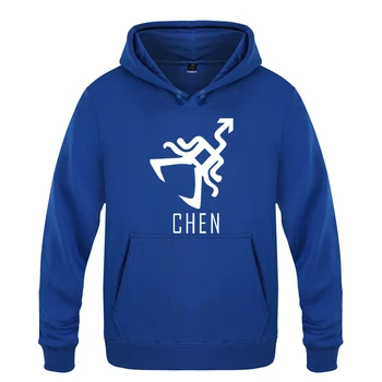 

Wolf 88 XOXO CHEN Sweatshirts Men 2018 Mens Hooded Fleece Pullover Hoodies