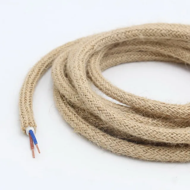 2 rdzeń 3 rdzeń sznurek z konopi w stylu vintage kabel pleciony przewód elektryczny elastyczny kabel na światło retro przewód tanie i dobre opinie Miedzi H03VV-F Stranded Lightings Izolowane Hemp wires Copper Round 0 75mm2 300V 2 rdzeń 3 rdzeń sznurek z konopi w stylu vintage kabel pleciony przewód elektryczny elastyczny kabel na światło retro przewód tanie i dobre opinie Miedzi H03VV-F Stranded Lightings Izolowane Hemp wires Copper Round 0 75mm2 300V