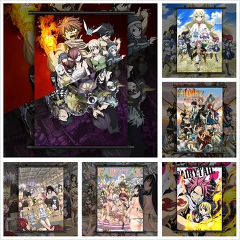 

Fairy Tail Anime manga wall Poster Scroll A