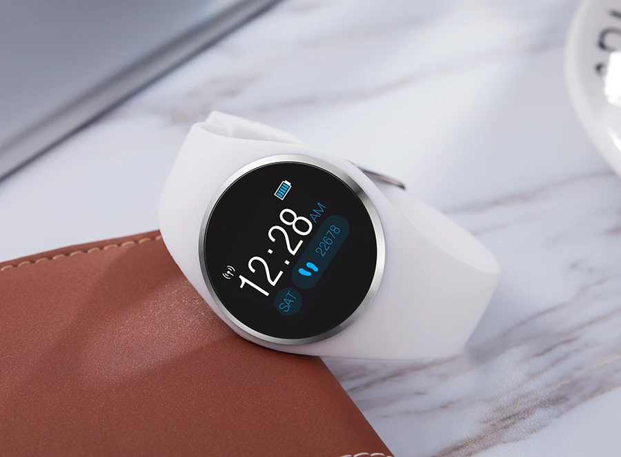 Женский Bluetooth умный браслет для мужчин из нержавеющей стали водонепроницаемый носимый прибор умный Браслет Приложение Поддержка для Android IOS B59