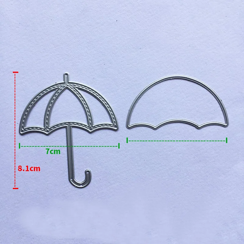 Штампы Скрапбукинг каркас зонта металла резки штампы ремесло высечки тиснения трафарет бумажный шейкер карты делая DIY