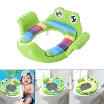 

New Portable Baby Potty Training Cushion Toilet Mat Toddlers Kids Closestool Anti-slip Cartoon Seats Cushion Pad Ring FJ88