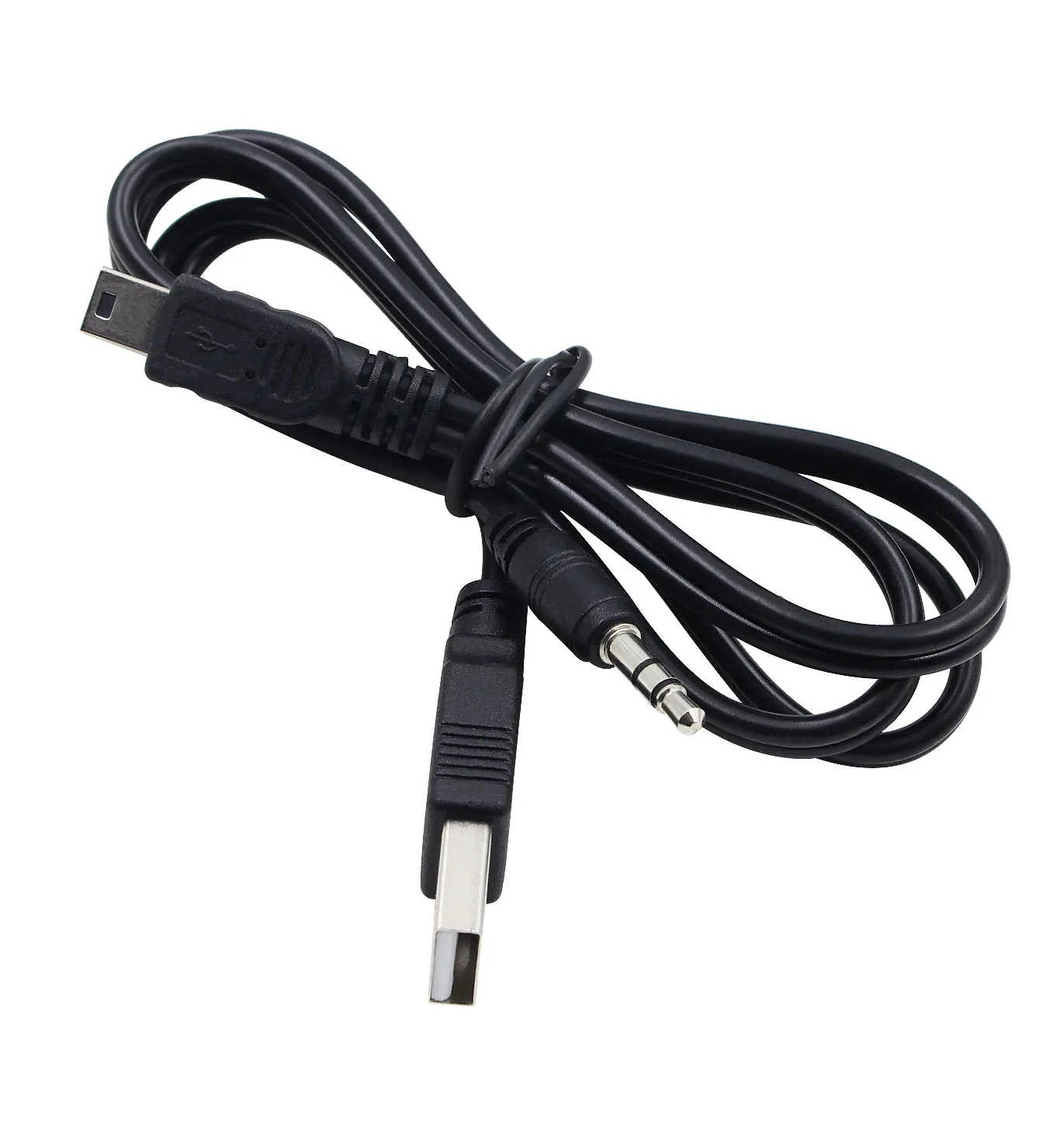 3.5mm and USB to Mini USB Aux Cable Charger For iHome iHM60PN iHM76