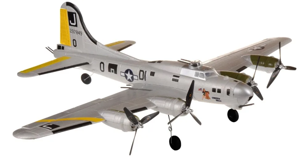 Macfree B 17 B17 RC самолет щеткой 2 4 ГГц 6CH встроенным 6 оси гироскопа фиксированной крыло