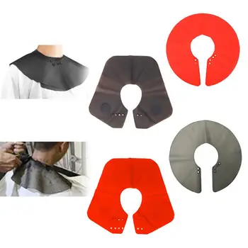 

Silicone Shawl Silicone Cutting Super Collar Neck Shield Magnetic Cape Barber Hair Shawl Waterproof Non-stick Hair Dropshipping