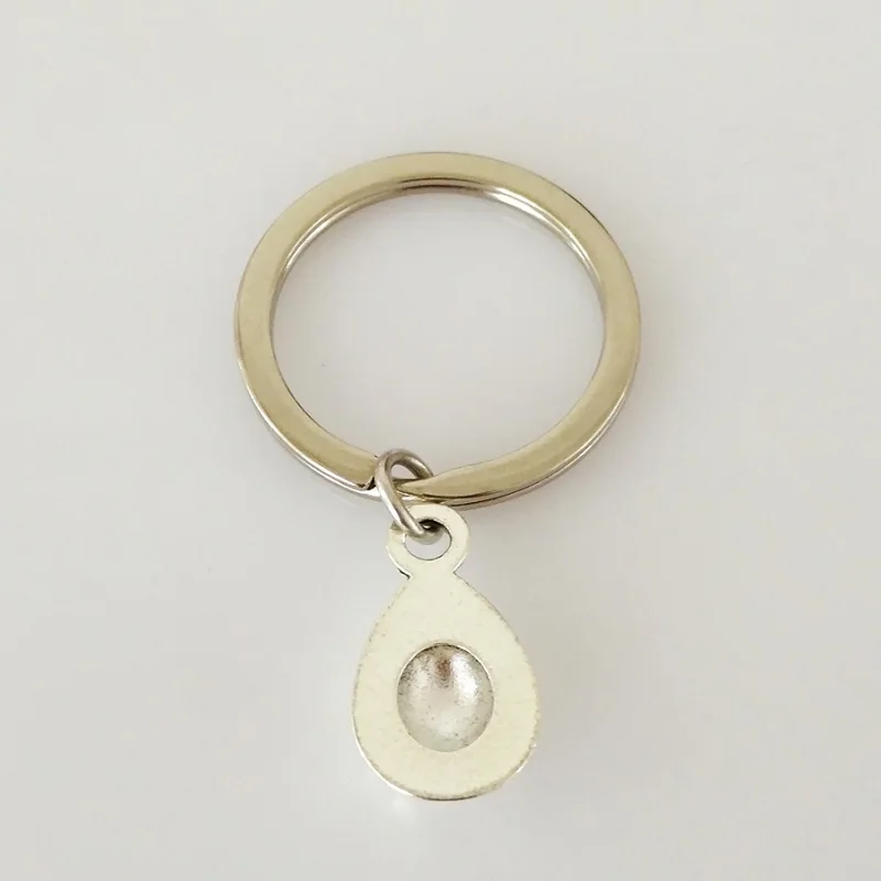 2PC Fruits Porte-clés Couple Sac Dangle chaîne avocat mode bijoux pour keychain 