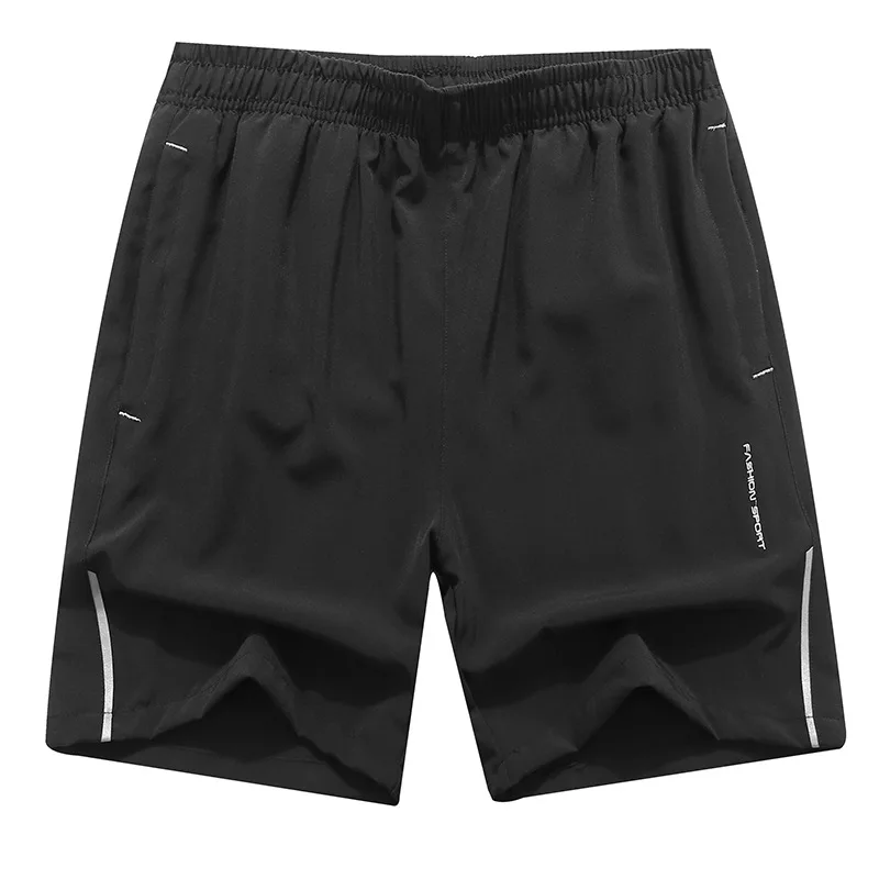 

2019 Summer Men's Quick Dry Shorts Reflective Strip Sportswear Beach Shorts Breathable Trousers Plus Size 9XL10XL