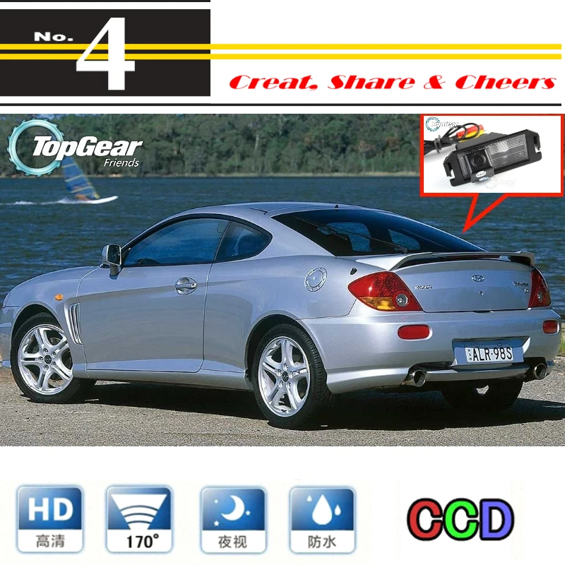 

For Hyundai Coupe S3 / Tuscani / Tiburon 2002~2008 High Quality Rear View Back Up Camera PAL or NTSC CCD + RCA Waterproof