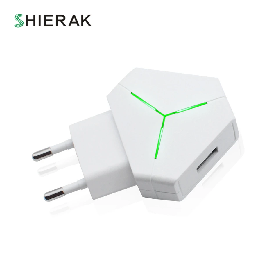 SHIERAK 5V 2A Creative AC/DC Adapters Power Supplies EU/US Standard USB Charger With 2 USB Ports For Phone Pad Travel SHIERAK 5V 2A Creative AC/DC Adapters Power Supplies EU/US Standard USB Charger With 2 USB Ports For Phone Pad Travel