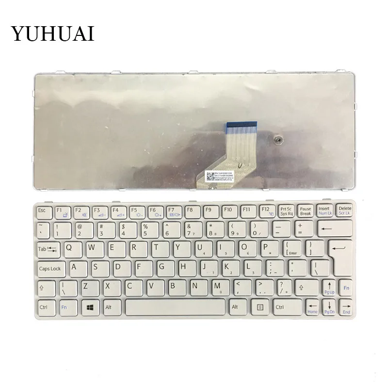 Новая клавиатура для ноутбука SONY Vaio SVE1112M1EB SVE1112M1EP SVE1112M1EW SVE1112M1RB SVE1112M1RP SVE1112M1RW белый
