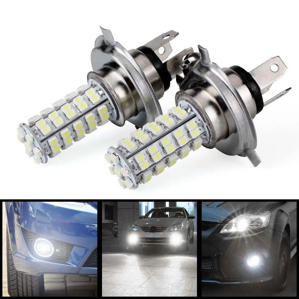 H4 120 SMD автомобильный светильник лампа высокого ближнего света светодиодный