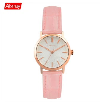

Abrray Genuine Leather Strap Women'S Watches Brand Luxury Fashion Ladies Watch 30M Waterproof Quartz Wristwatches With Box