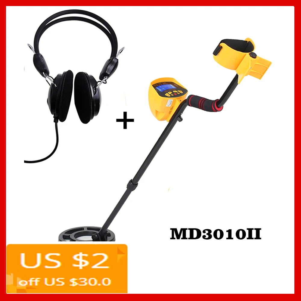 MD3010II Underground Metal Detector Searching Treasure sensitive Gold