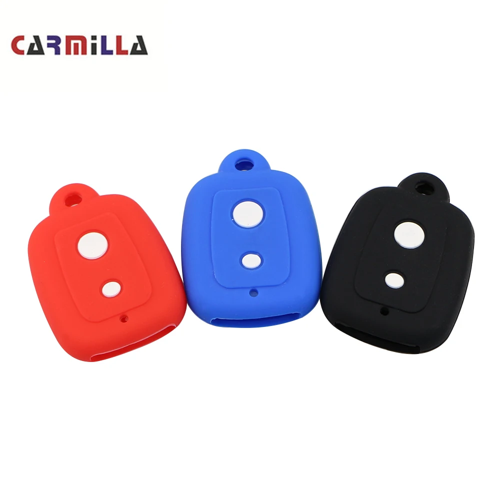 

2 Buttons Car Key Cover Case Set Bag for PERODUA Alza Viva Myvi for Toyota Grand WIGO Avanza Daihatsu Xenia Remote Key Holder