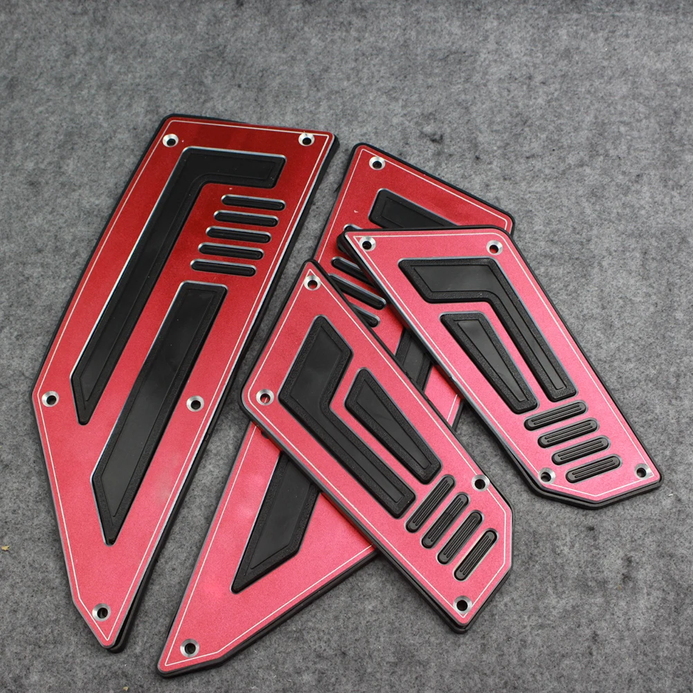 

4PCS/Set CNC Front Rear Steps Accessories Durable Easy Install Anodizing Mount Motorcycle Footboard Foot Pegs For Yamaha Tmax530