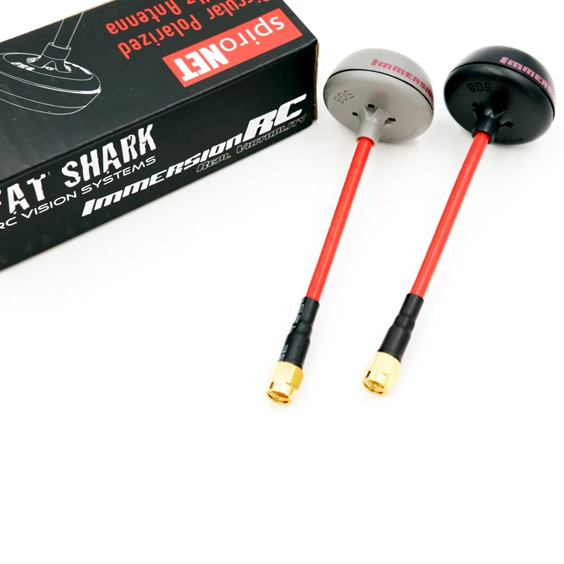 

Fatshark ImmersionRC 5.8GHz Circular Polarized SpiroNet FPV Antenna RP-SMA / SMA Antenna