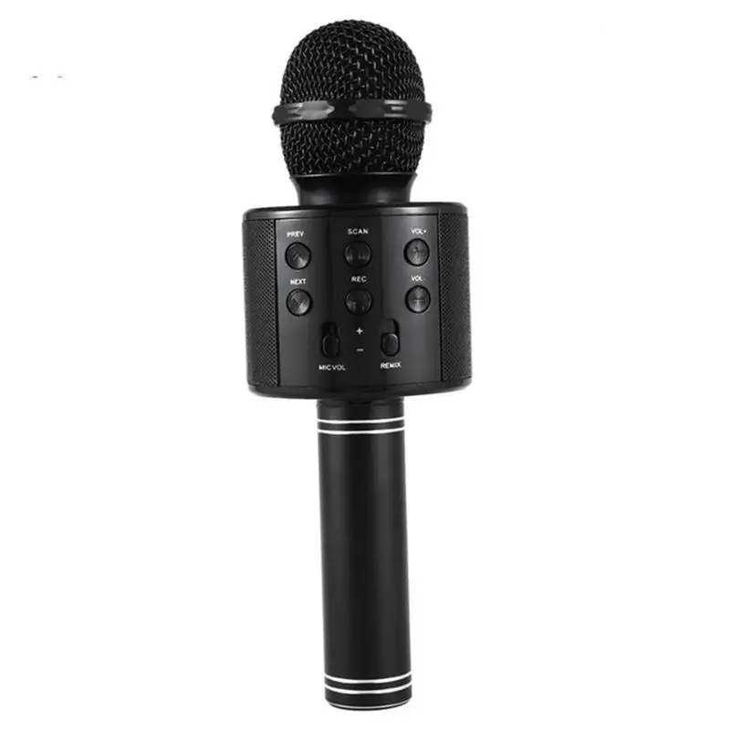 Kuulee Bluetooth беспроводной микрофон ручной караоке микрофон USB KTV плеер Bluetooth динамик Запись музыки микрофоны