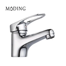 MODING Water Faucet High Quality Water Tap Bathroom Sink Faucet Oval Handle Bottom horizontal Bathroom Tap Mixer #MD1028-B