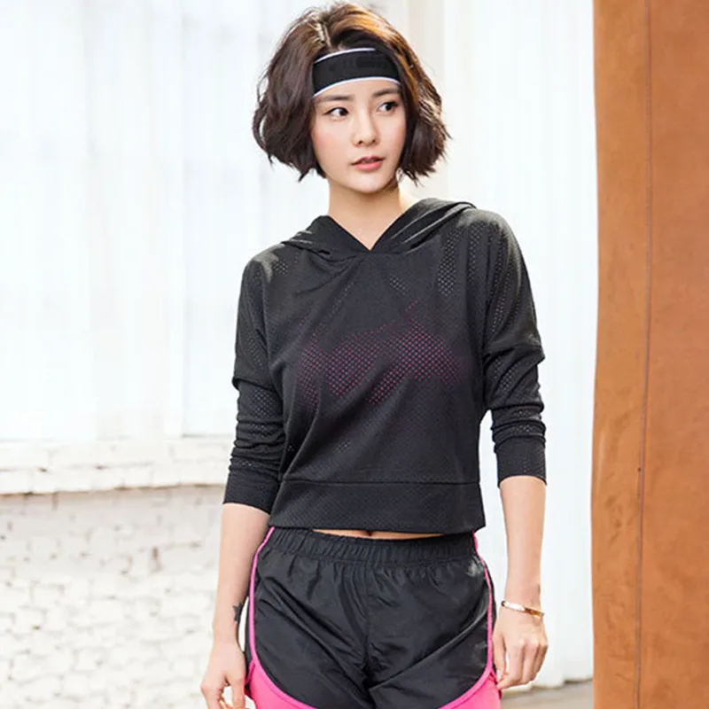 Lumier Workout Jacket Women Yoga Top Long Sleeve Fitness Sport Shirts Cut Out On Back Gym Fit Breathable Net Running Hoodies (11)