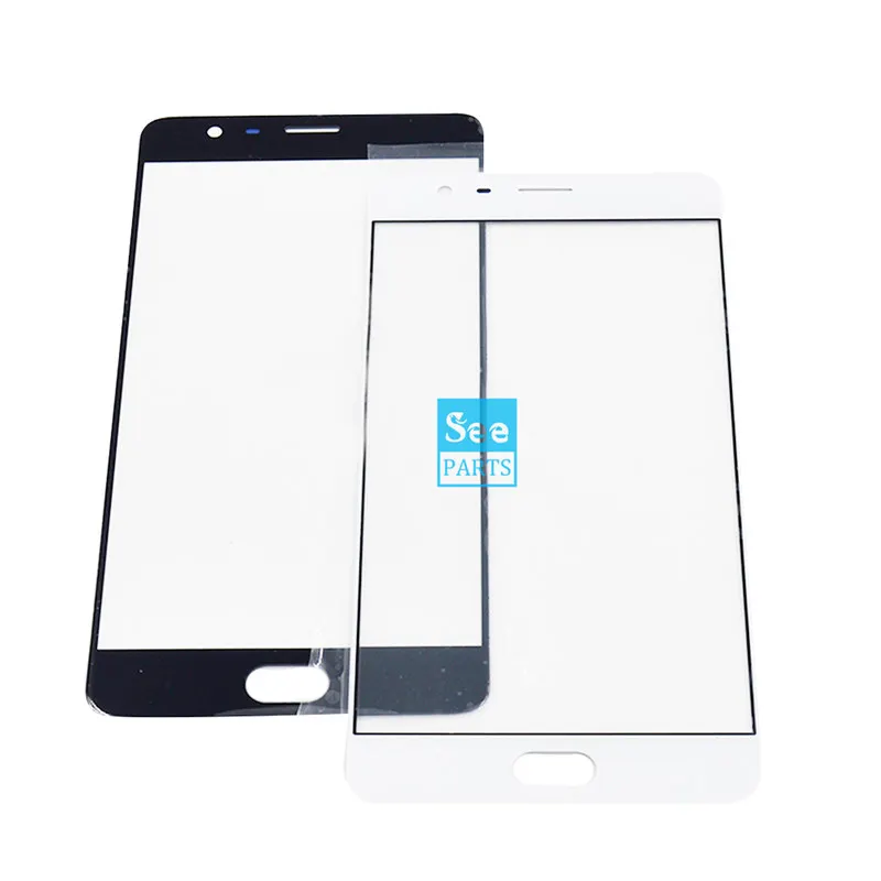 SeeParts High Quality Oneplus3 Front Glass For Oneplus 3 Outer Glass Lens Touch Panel For Oneplus 5
