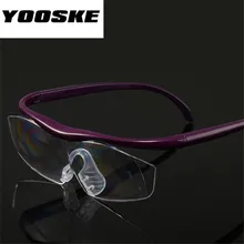 YOOSKE модные очки для чтения с большим видением в 1,8 раз увеличивают зрение с увеличением на 300 градусов, очки для дальнозоркости+ 300