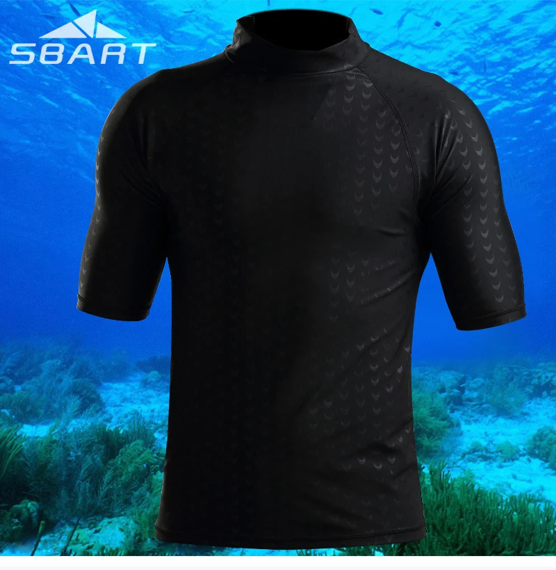 SBART мужской костюм для дайвинга Sharkskin, пальто для подводного плавания, УФ-защита, противомедузная быстросохнущая,, S629