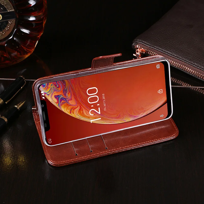 Для Oukitel C13 Pro Чехол 6,18 дюймов роскошный, с магнитной застежкой-Кошелек из ПУ/кожи чехол для Oukitel C13 Pro крышка с футляр с отделением для карт