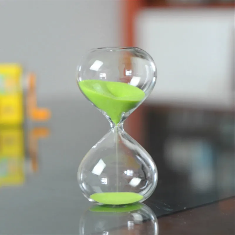 9 Color Glass Hourglass Sand Timer Fashion Home Decor Birthday 3/5 Minute Love Valentine's Day Gift Ampulheta Reloj De Arena 4
