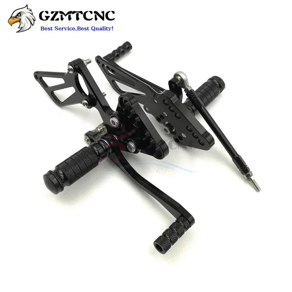 GSXR1000 05-06 Rearset подножки cnc для Suzuki GSX-R GSXR 1000 2005 2006 Регулируемые подножки