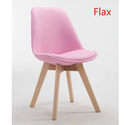 Современный дизайн обеденный стул из цельного дерева для отдыха современный простой спинкой креативный домашний кофейный стул - Цвет: 11