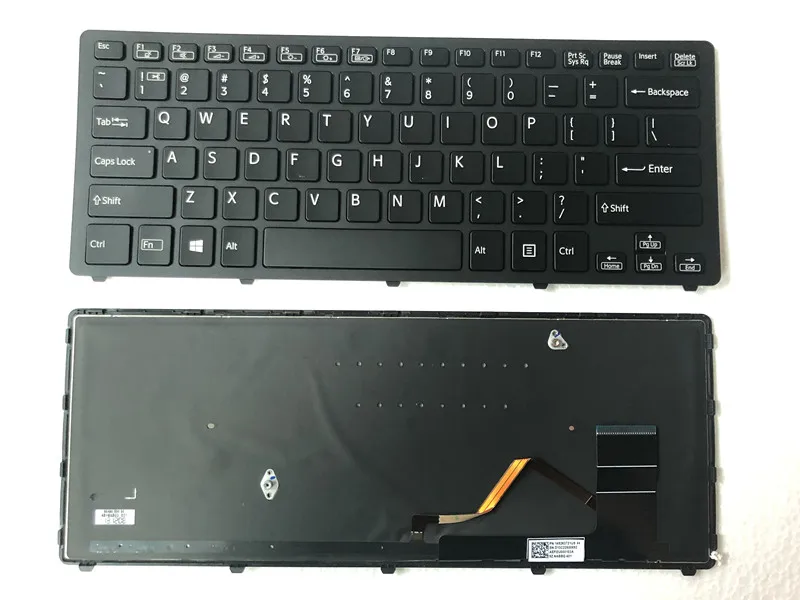 

US Laptop keyboard For Sony Vaio SVF14N SVF14N1J2R SVF14N1L2R SVF14N1N2E with Backlit frame US Layout
