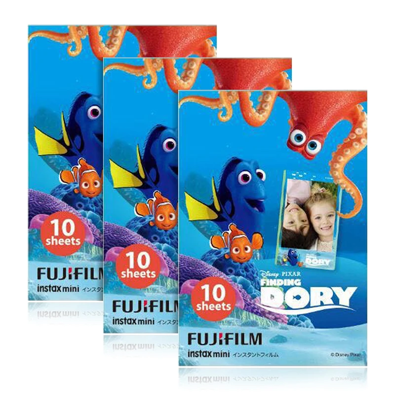 Fujifilm Instax Mini Finding Dory Instant 30 пленка для Fuji Mini 7 s 8 8+ 9 25 50 s 70 90 300 SP-1 2 принтера