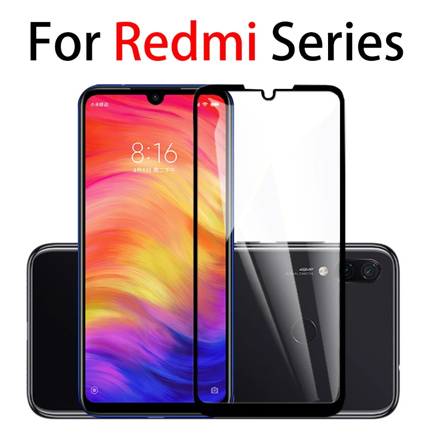 Закаленное стекло 9H для Xiaomi Redmi Note 7 6 5 5A k20 pro plus защита экрана Redme Xiomi xiami xaomi xiaome xiaom