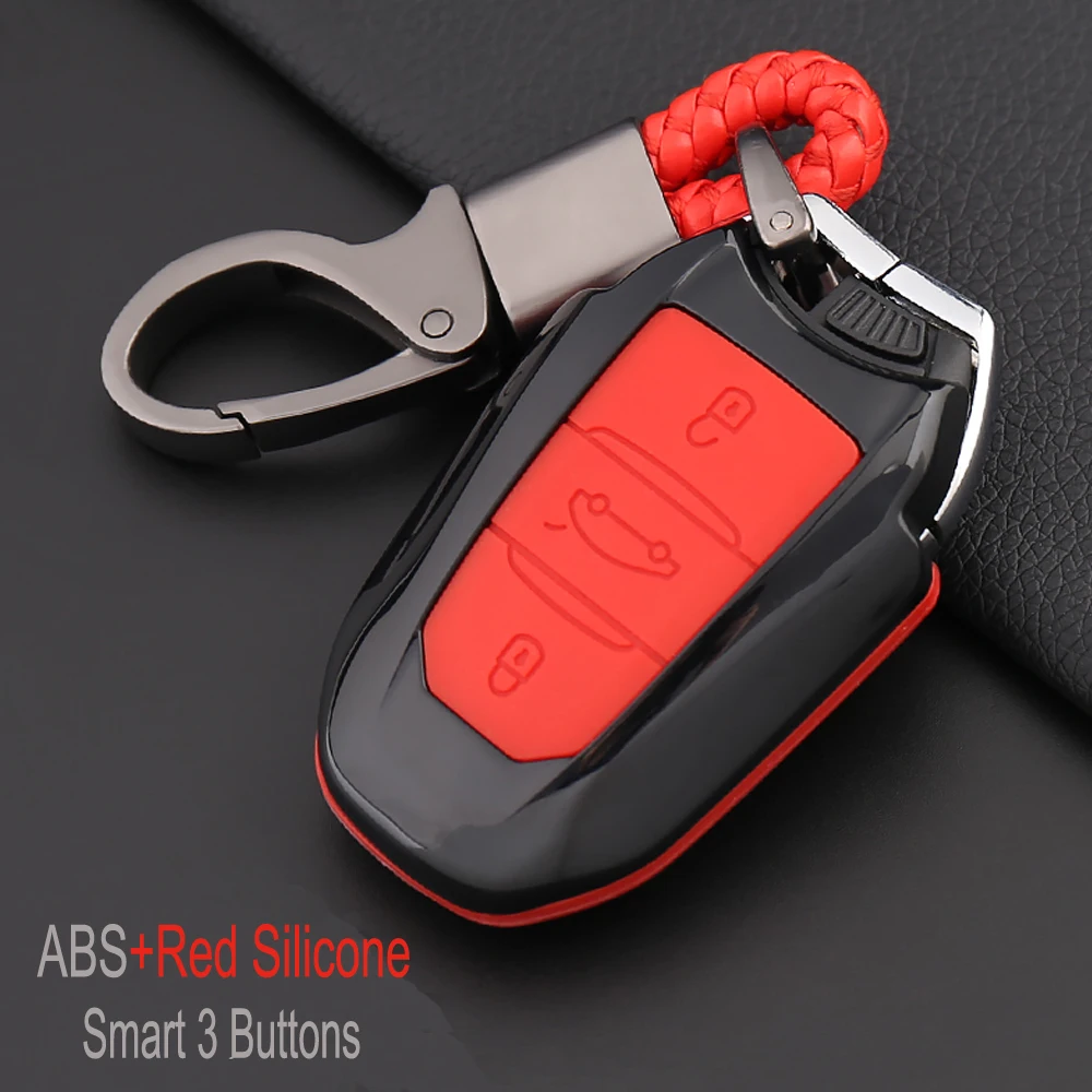 Автомобиль Smart Key защиты fob чехол Комплект углерода fibe ABS+ силиконовые крышки клавиатуры оболочка для peugeot 2008/307 /3008/308/407/408/4008/508