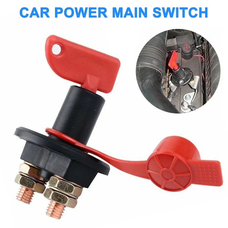 

12V 300A Battery Main Switch Disconnector Isolator Cut Off Disconnect Power for Car Boat M8617