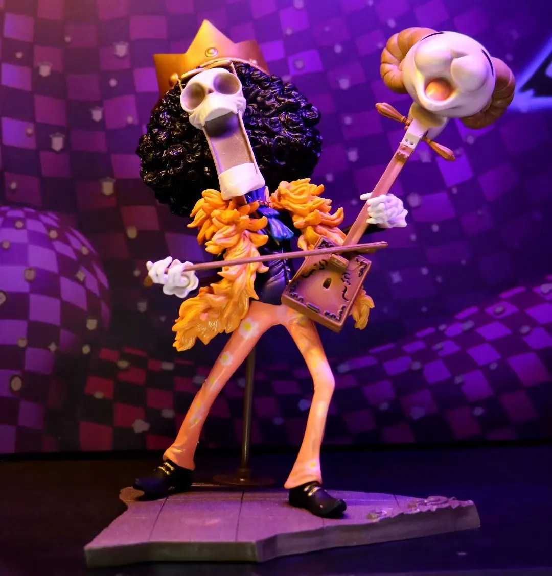 

Anime One Piece Brook Plays Erhu 2018 Chinese New Year Ver. Cute Figure Model Toys