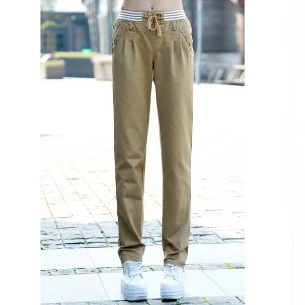 Online Buy Wholesale womens khaki pants from China womens